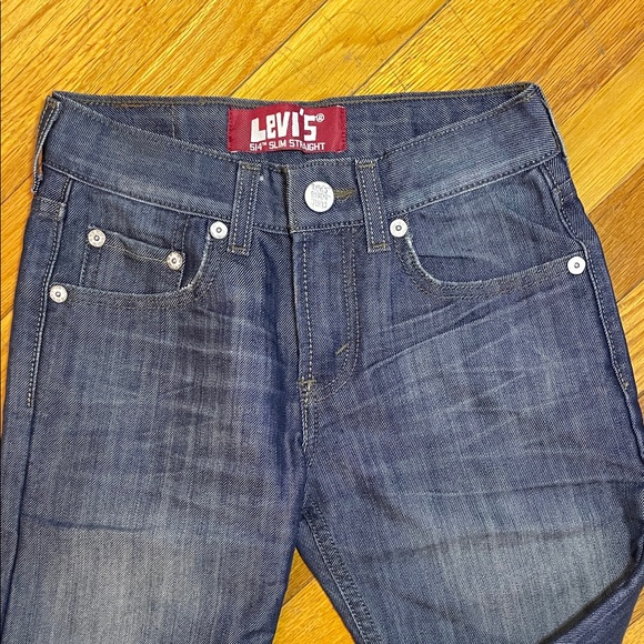 ⭐️BUNDLE: LEVI’S Kid’s Medium and Dark Wash Redtag Blue Jeans Pair - Picture 5 of 11